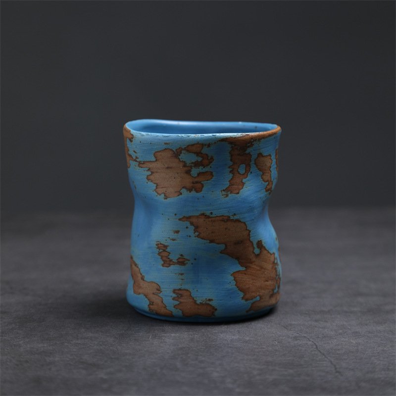 Vintage Handmade 230ml special design ceramic espresso coffee tea cups mugs without hand Creative porcelain water mug cup