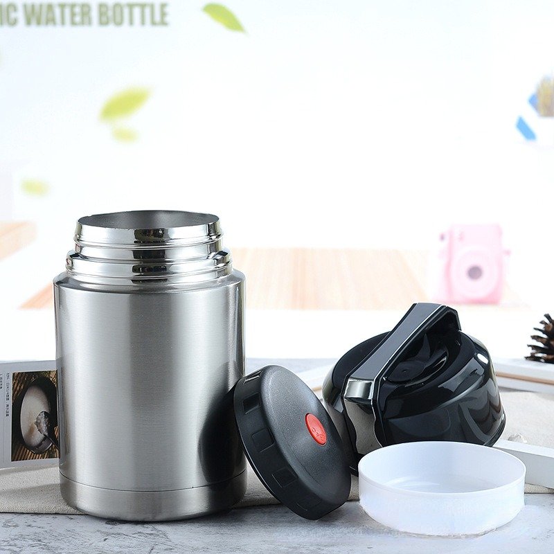 2024 New Vacuum Flask Insulated Hot and Cold Water Bottle Thermal Portable Travel Stainless Steel Thermoses with Handle