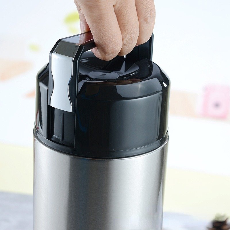 2024 New Vacuum Flask Insulated Hot and Cold Water Bottle Thermal Portable Travel Stainless Steel Thermoses with Handle