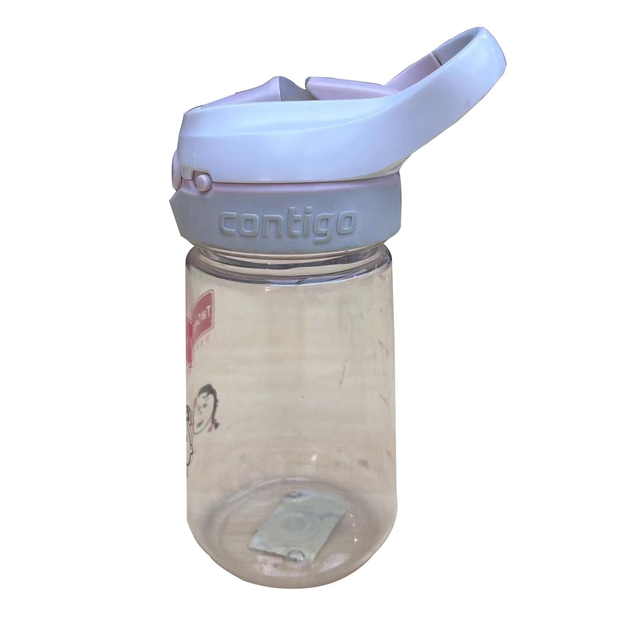 Sports Water Bottle 32oz portable Tritan Leakproof Drinking Bottle with Flip Infuser for Kids Adults One Hand Open