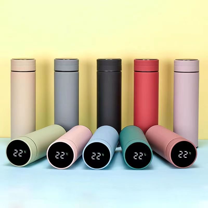 New Promotional Gift Ideas 2024 Smart Thermos Flasks Vacuum Thermos Smart Water Bottles