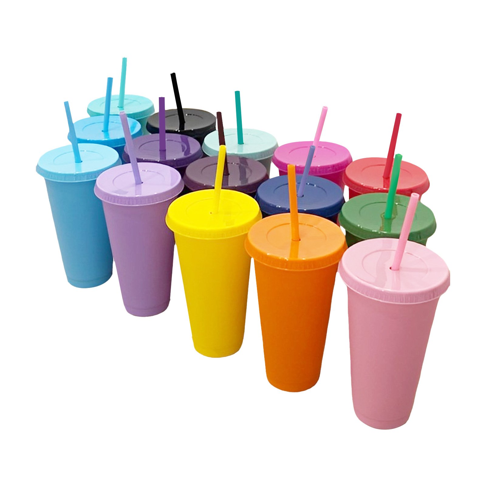 Hot-sale Custom Logo Creative Design of Party Drink Coffee Mugs 500ml 24oz Big Capacity Plastic Water Bottle