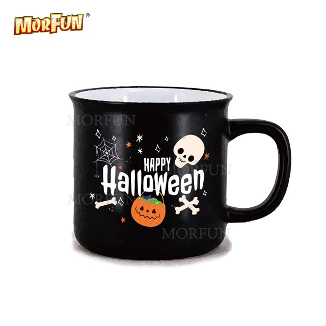 20 oz round shape large ceramic pig coffee mugs in china