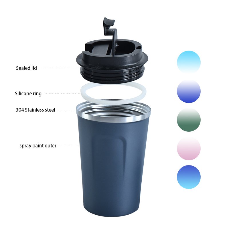 Best Custom Portable Stainless Steel Insulated Travel Mug Reusable Thermal Coffee Cup Thermal Water Bottle