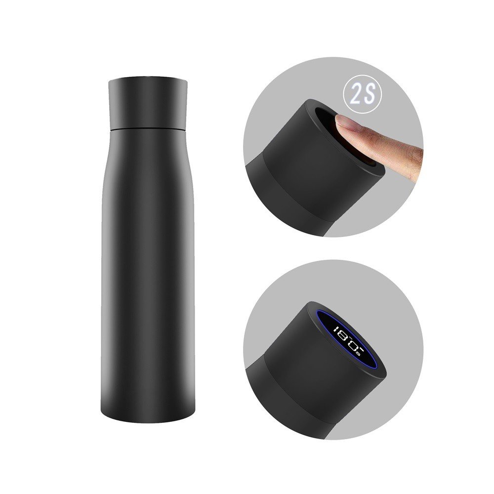 2024 Hot-Selling 400ml 500ml 750ml Smart UV Light Self Cleaning Water Bottle with Reminder Top Seller in Shopify Amazon