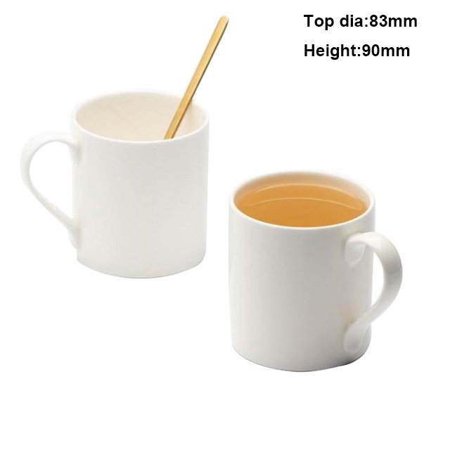 2021 New Arrival 8oz 9oz Porcelain Bone china Fine Ceramic Georgia Coffee Mug