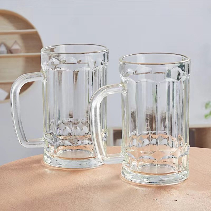 High quality Heavy Large sublimation beer mugs Beer Mug with handle