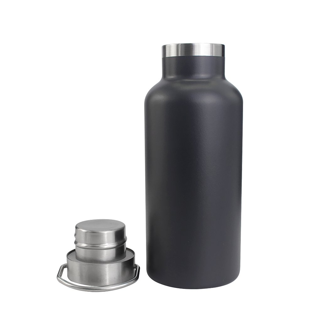 500ml Stainless Steel Double Wall Tumbler Vacuum Insulated Thermos Vacuum Flask Sport Water Bottle With Handle