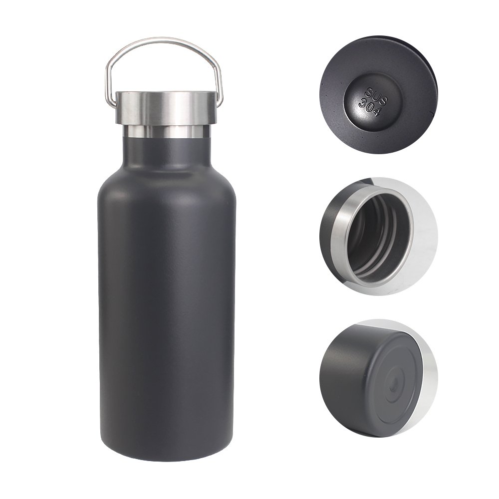 500ml Stainless Steel Double Wall Tumbler Vacuum Insulated Thermos Vacuum Flask Sport Water Bottle With Handle