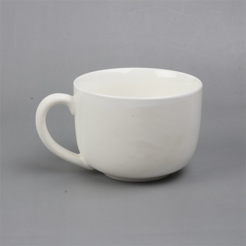 Plain White Custom Blank Ceramic Cup Tea Coffee Mug Customized Design Logo