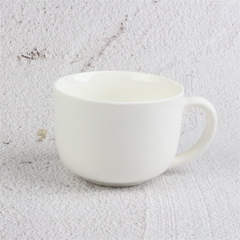 Plain White Custom Blank Ceramic Cup Tea Coffee Mug Customized Design Logo