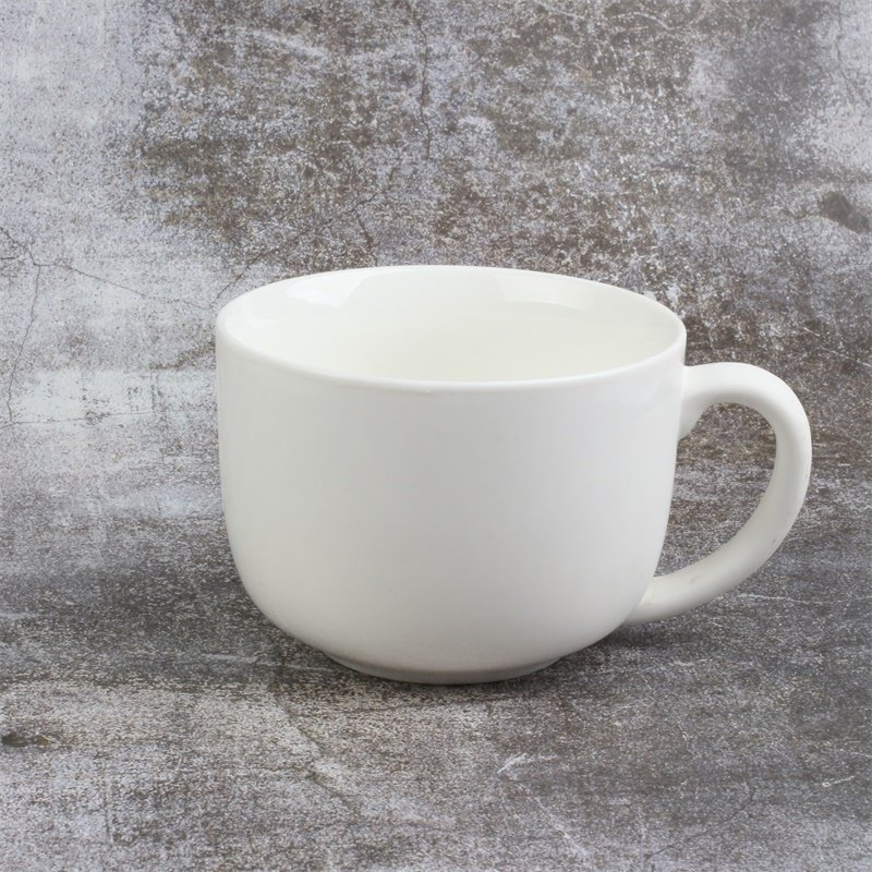 Plain White Custom Blank Ceramic Cup Tea Coffee Mug Customized Design Logo