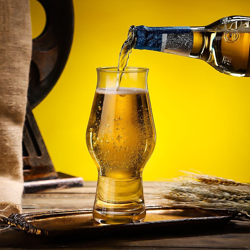 Wholesale Cheap various all size Custom Logo handleless Transparent clear beer glass mug Bar Glassware Drinking Cup Beer Glass