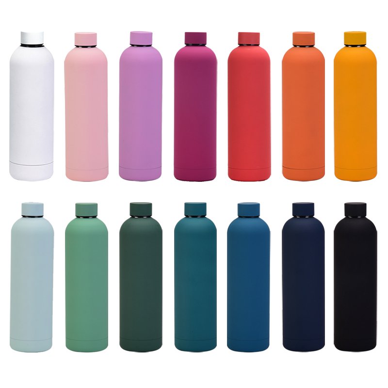 Custom LOGO Stainless Steel Double Wall Insulated Vacuum Bottle double wall insulated stainless steel water bottle