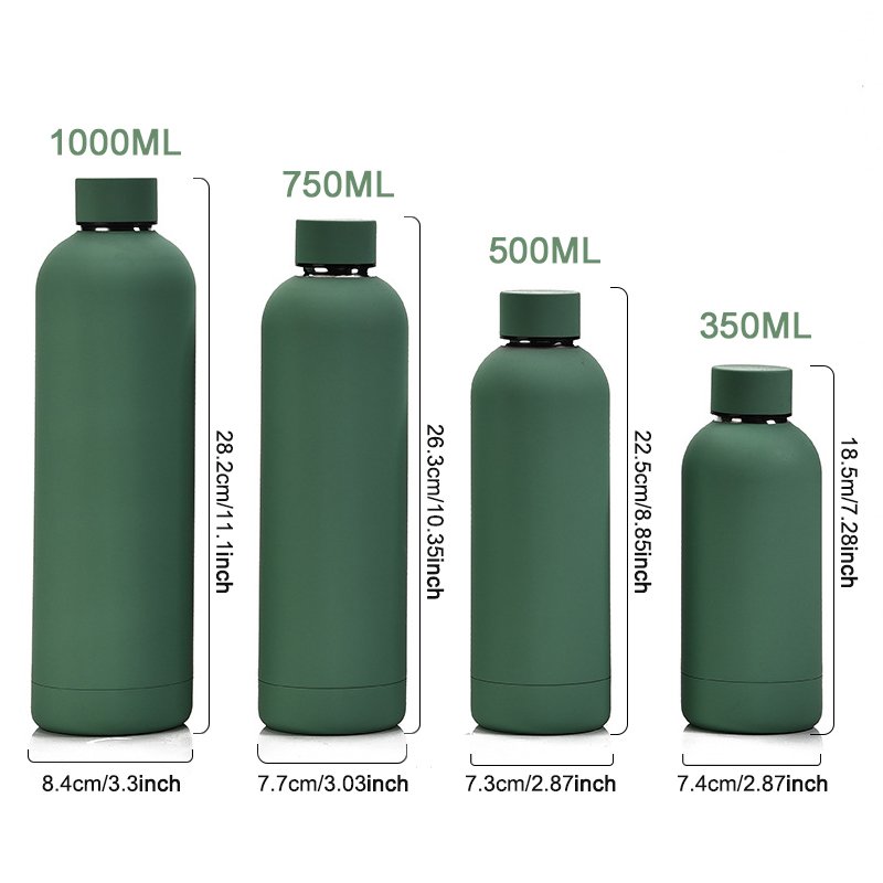 Custom LOGO Stainless Steel Double Wall Insulated Vacuum Bottle double wall insulated stainless steel water bottle