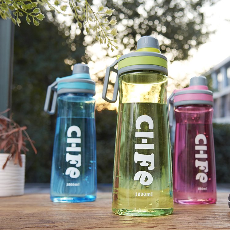 Hot Sale Large Capacity 800ML Direct Drinking Portable Plastic Sport Water Bottles