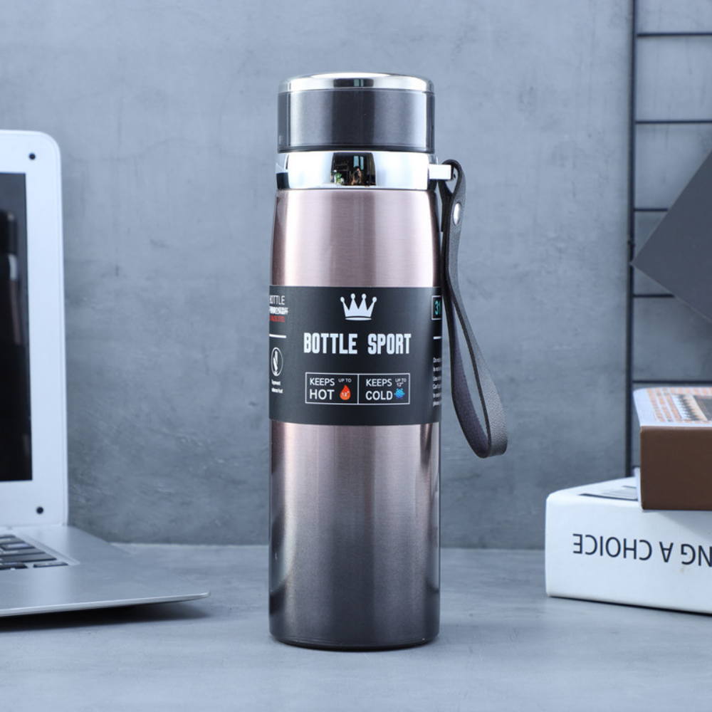 Customized logo 600ml 800ml 1000ml 316 stainless steel travel thermos tumbler vacuum flasks thermoses water bottle