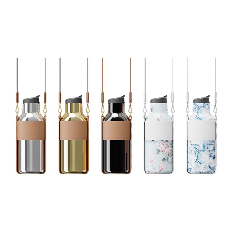 Alibaba Manufacturer 500Ml Metal Luxury Stainless Steel Water Bottle Office For Drinks