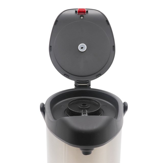 Business style Beat Quality Air Pressure Pump Pot Hand Pressing Thermal Flask Vacuum Dispenser Customized Color Airpot
