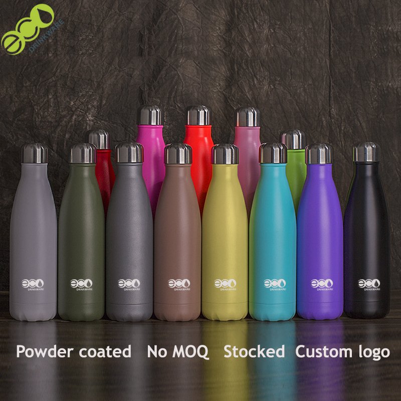 GV003 500ML/17OZ In Stock Double Wall Stainless Steel cola shaped Vacuum Insulated bottle thermos