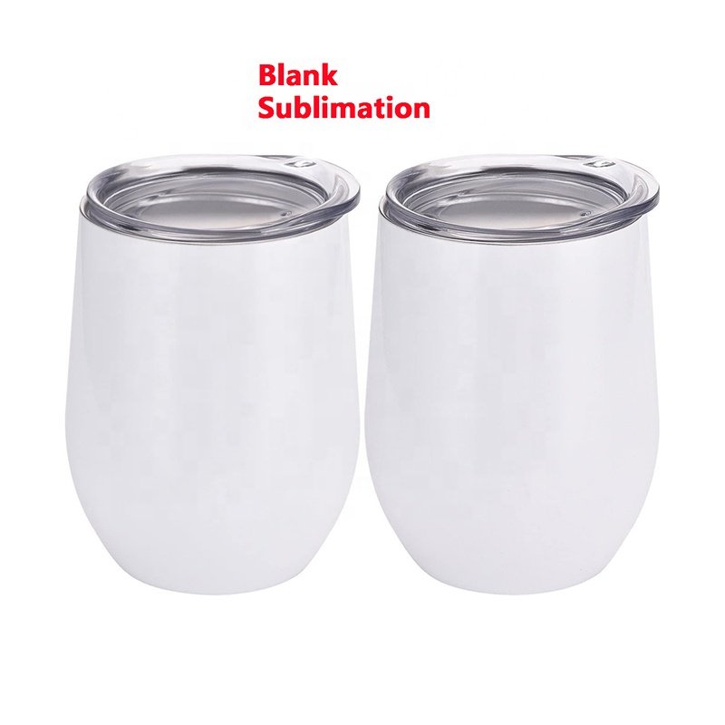 White Blank Sublimation Mug Stainless Steel Heat Transfer Personalize Dye Sublimation Travel Coffee Mug for Sublimation