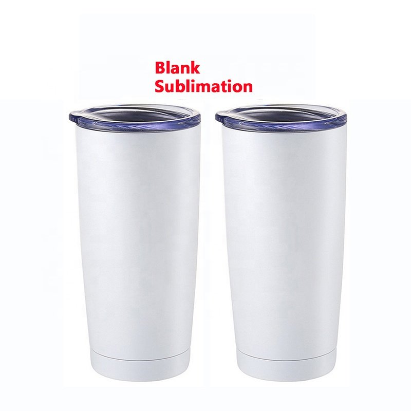 White Blank Sublimation Mug Stainless Steel Heat Transfer Personalize Dye Sublimation Travel Coffee Mug for Sublimation