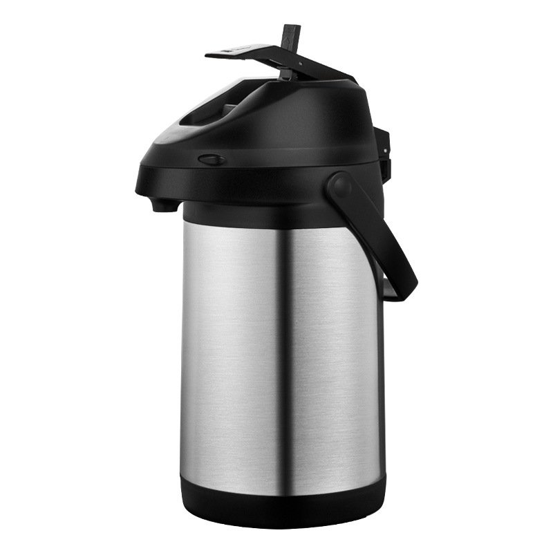 Twin Pump pot Air Pressure Kettle Twin Thermos Insulated Vacuum Flask 304 Stainless Steel Air Pump Pot