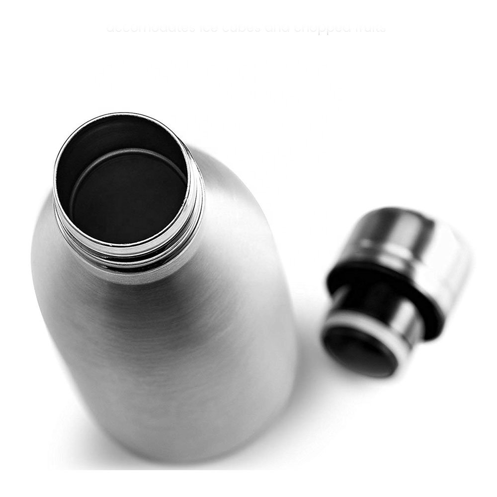 Stainless Steel Vacuum Insulated Water Bottle Leak-Proof Double Walled Cola Shape Bottle Keeps Drinks Cold and hot custom Stocke