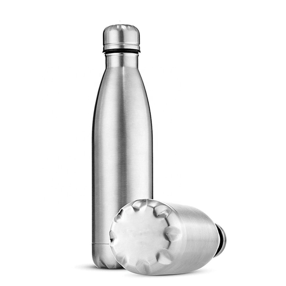 Stainless Steel Vacuum Insulated Water Bottle Leak-Proof Double Walled Cola Shape Bottle Keeps Drinks Cold and hot custom Stocke