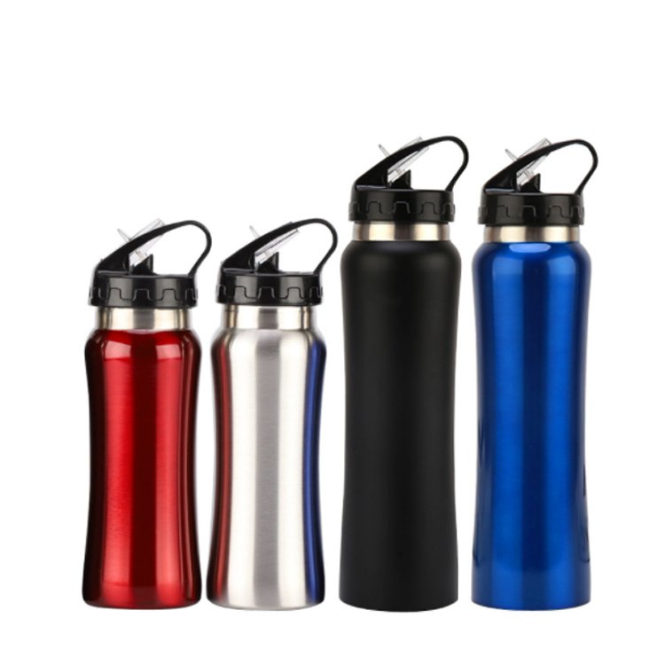 17oz 500ml Steel Vacuum Insulated Sport Water Thermos With Straw