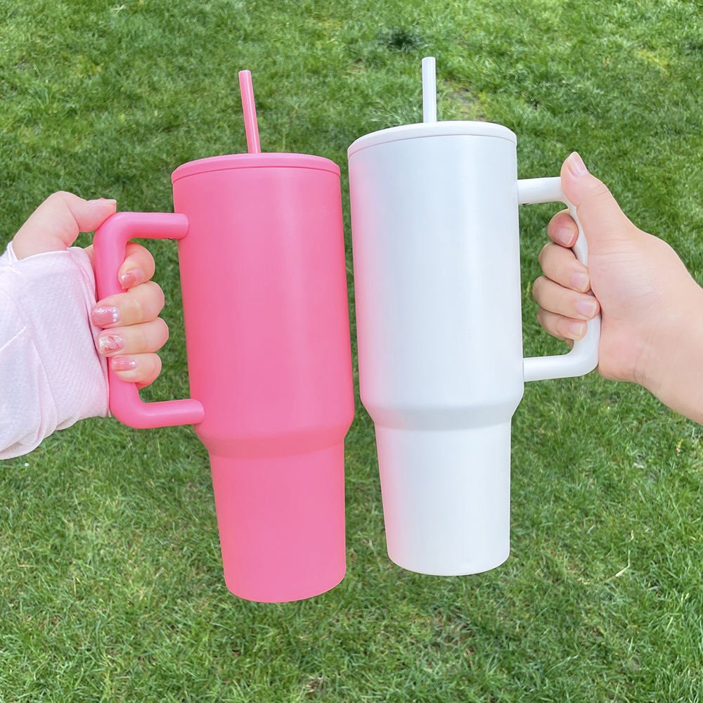 USA warehouse H3.0 blank sublimation bright matte 40oz tumbler tumbler double walled Stainless Steel Water Bottle Travel Mug