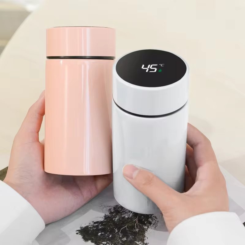 200ml smart Temperature Display Water Bottle Stainless Steel Vacuum Flasks Thermoses with Filter