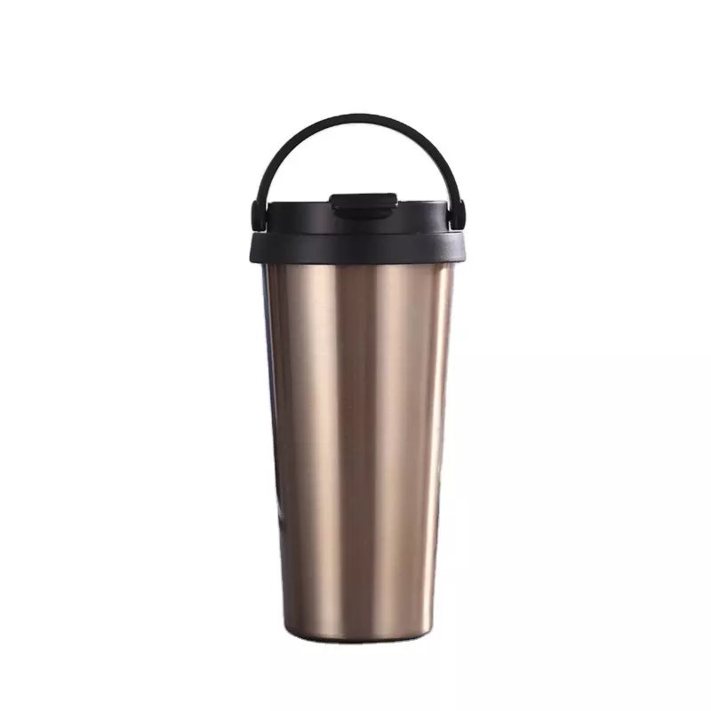 Custom Logo Vacuum thermoses Travel Insulated Double Wall Tumbler To Go Reusable 304 Stainless Steel Coffee Mug Cup