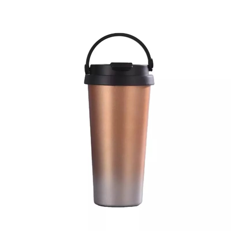 Custom Logo Vacuum thermoses Travel Insulated Double Wall Tumbler To Go Reusable 304 Stainless Steel Coffee Mug Cup