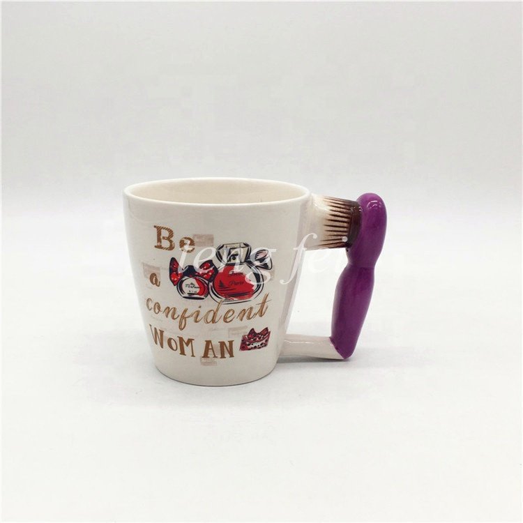 ceramic mugs Painted ceramic 3D mug animal coffee cup