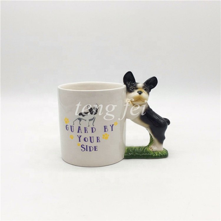 ceramic mugs Painted ceramic 3D mug animal coffee cup