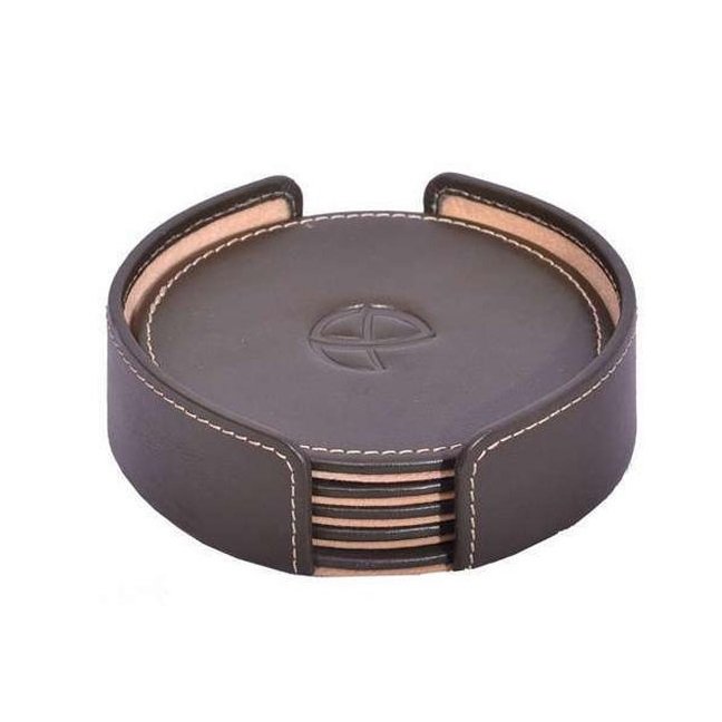 Luxury Stylish Design Leather Coaster Stand & Water Mug Coaster For Gifted Item Customized Size & shape Mats & Pads