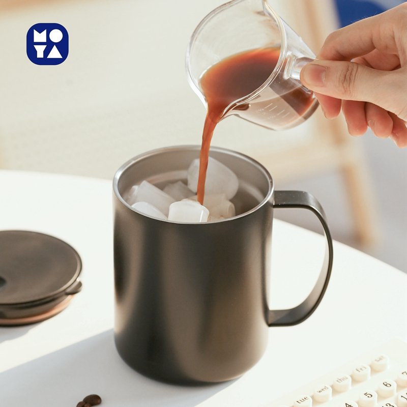 Warehouse Stainless Steel Sublimation Blanks Coffee Tumbler camp Mug with Handle for Sublimation