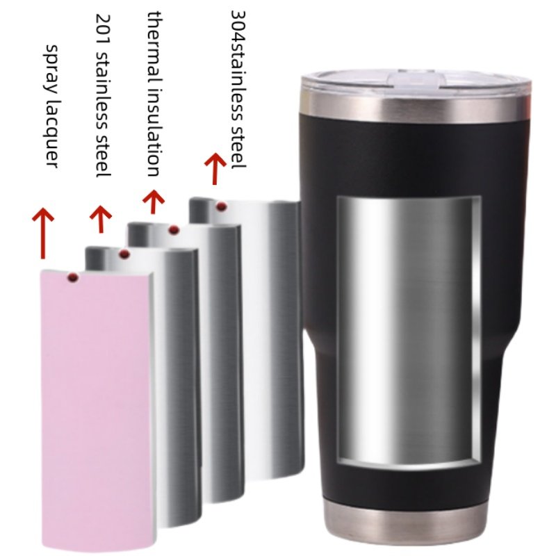 Wholesale 30oz Double Wall Vacuum Insulated Stainless Steel Cup Travel Mug With Lid