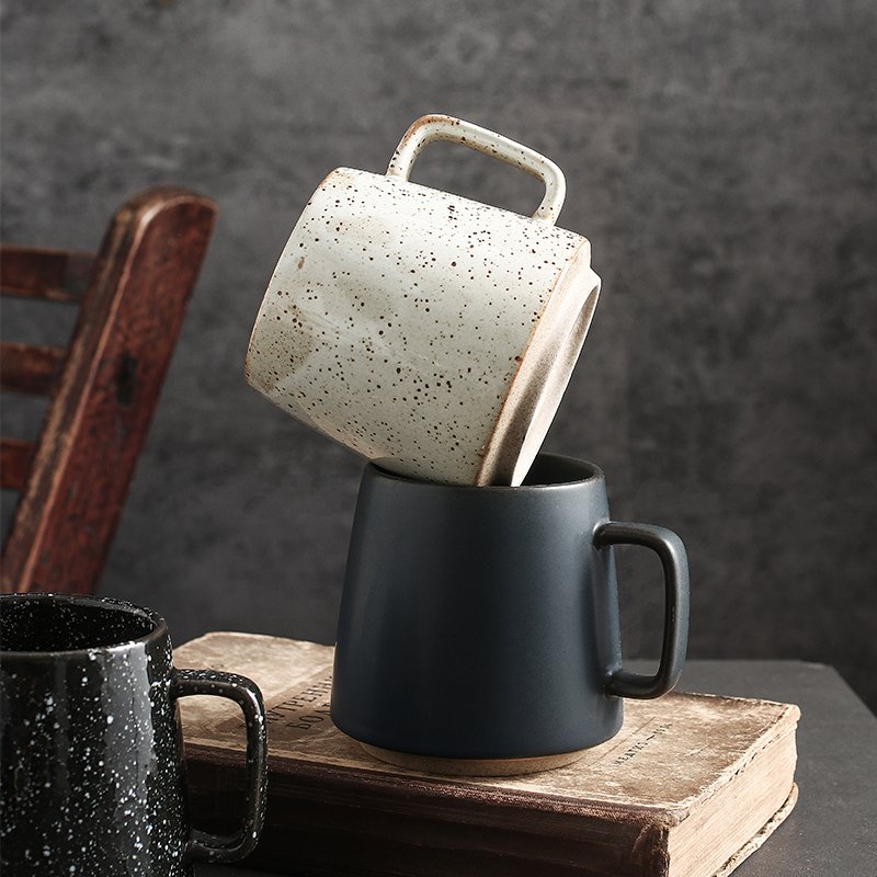 Japanese Style Creative Coarse Pottery Coffee Cup Office Tea Mug