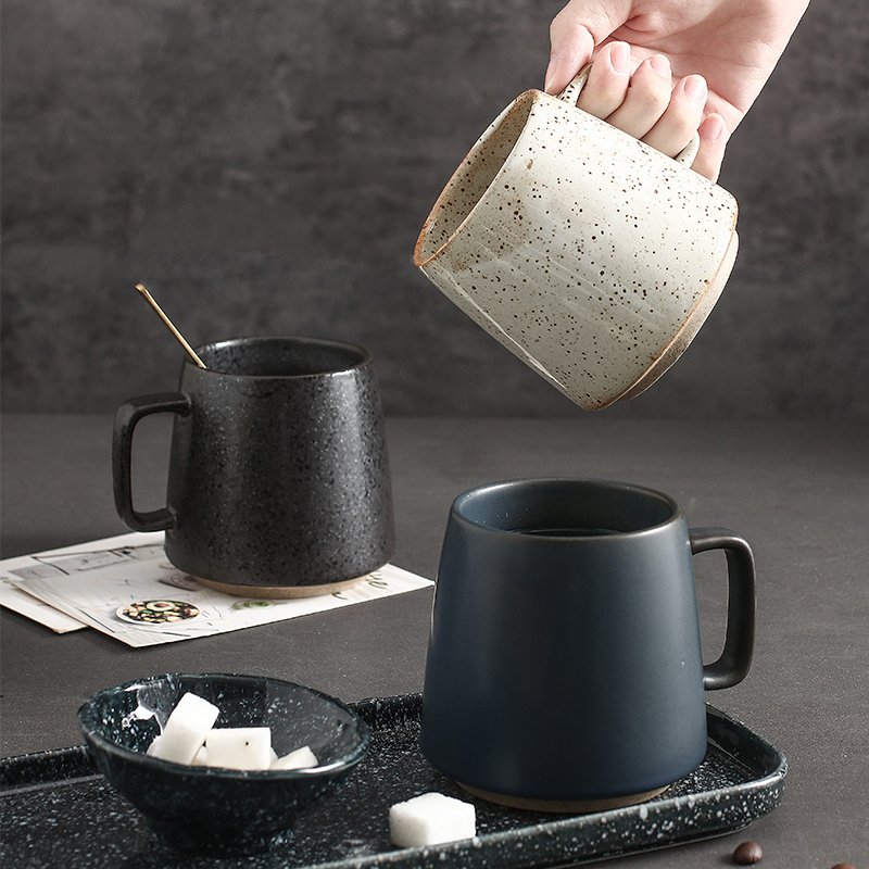 Japanese Style Creative Coarse Pottery Coffee Cup Office Tea Mug