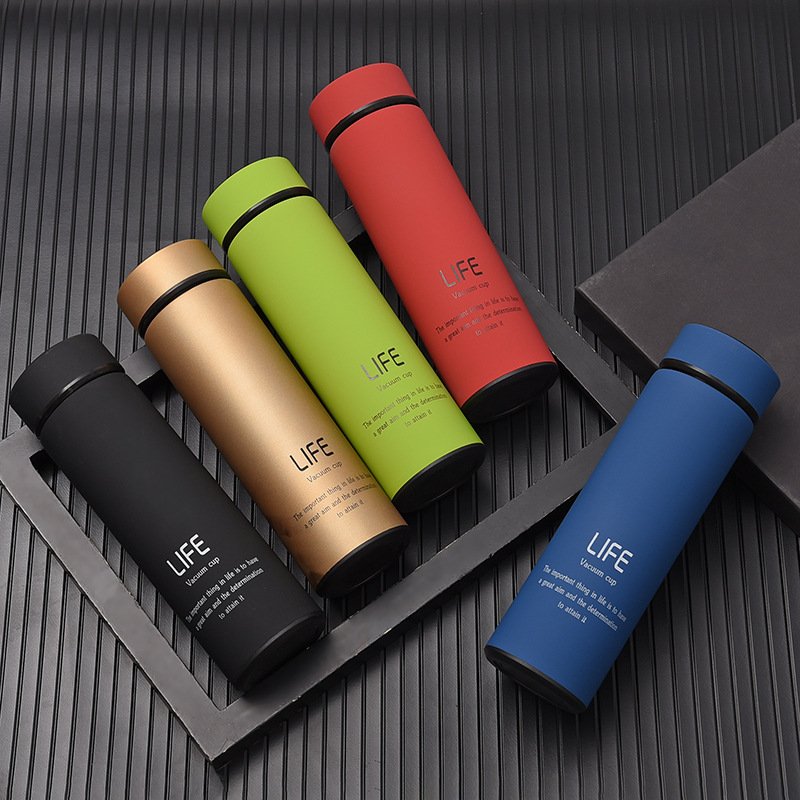 Hot Sell 304 Stainless Steel Office Business Tea Coffee Vacuum Flask 500ML Thermal Bottles LIFE Designed Tumblers (VC051V)