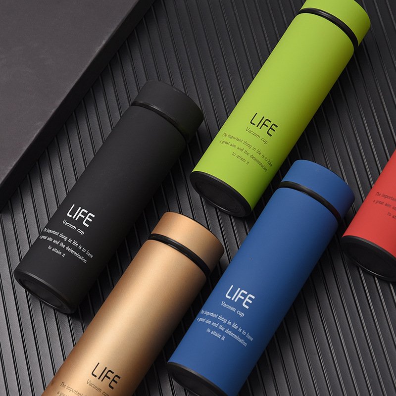 Hot Sell 304 Stainless Steel Office Business Tea Coffee Vacuum Flask 500ML Thermal Bottles LIFE Designed Tumblers (VC051V)