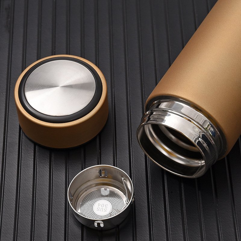 Hot Sell 304 Stainless Steel Office Business Tea Coffee Vacuum Flask 500ML Thermal Bottles LIFE Designed Tumblers (VC051V)