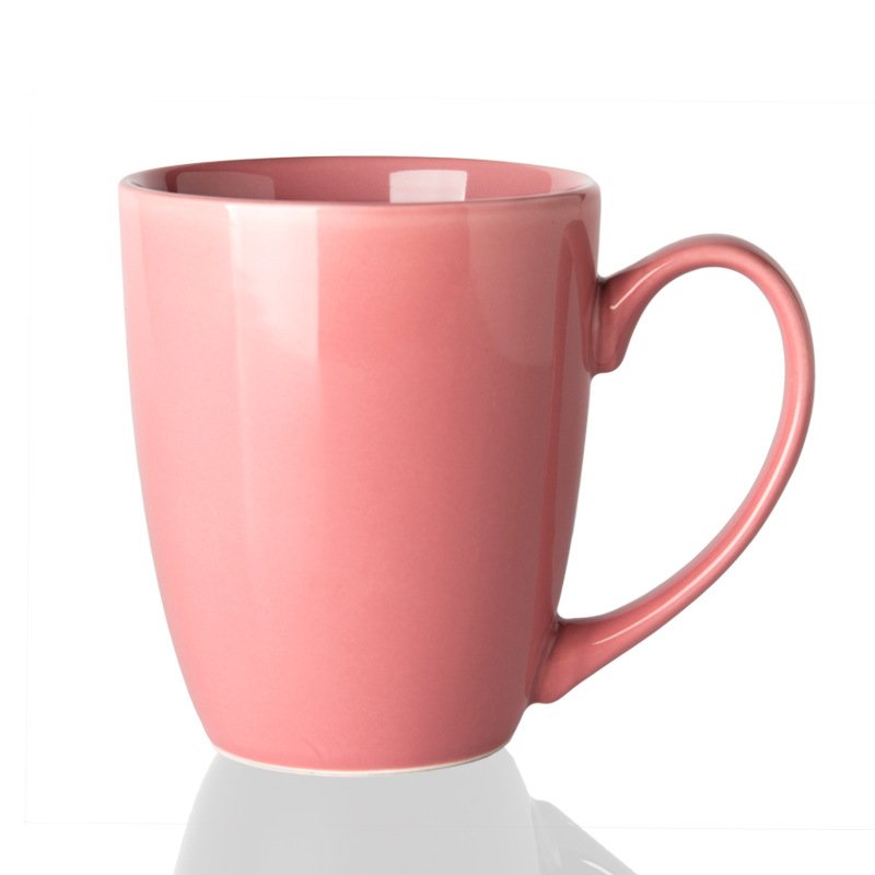 Ceramic Cup Mug Solid Color Simple Colorful Household Mug Tea Cup Milk Cup