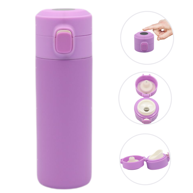 350ml/450ml Innovative Thermos Vacuum Flask Bottle Small Led Temperature Display Stainless Steel Smart Water Bottle for Drinks