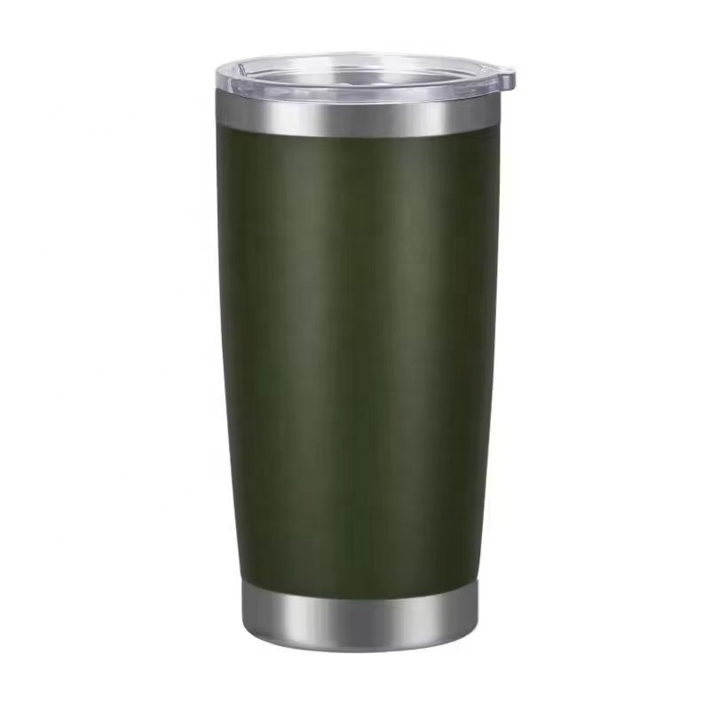 Double Wall Vacuum Insulated 20oz Travel Mugs Coffee Cup Stainless Steel Tumbler