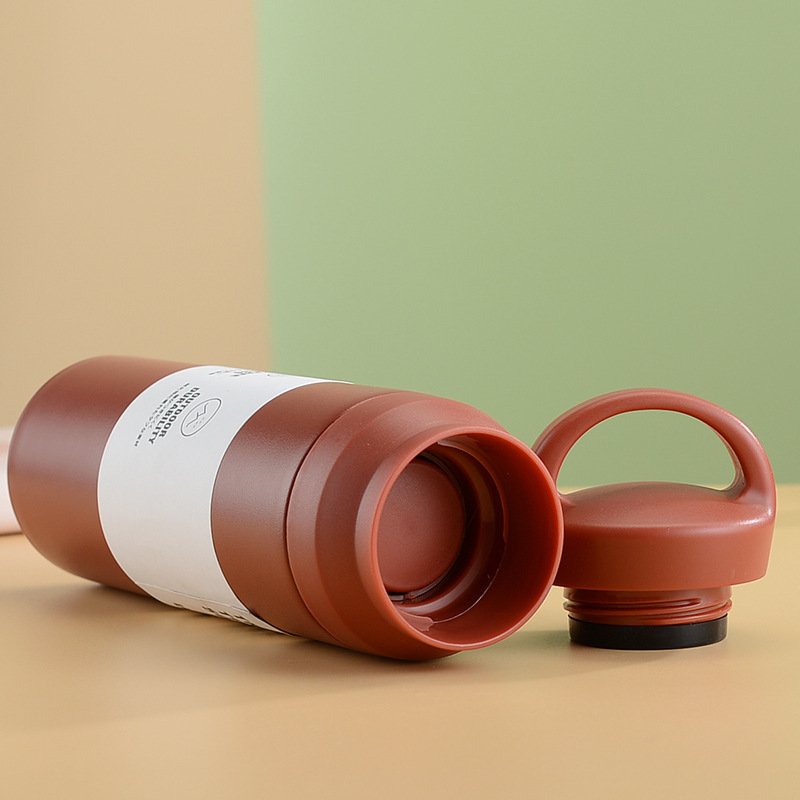 custom logo Internal ceramic material 304 stainless steel vacuum flask coffee travel mug tumbler