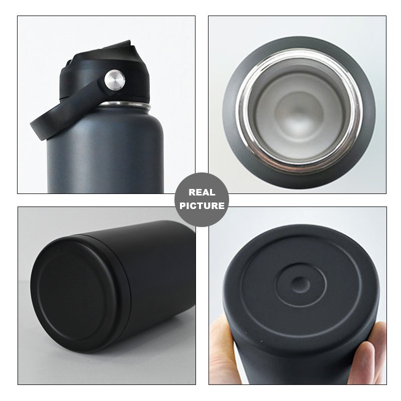 NEW Custom 18oz 32oz Insulated Stainless Steel Thermal Vacuum Flasks Thermoses Sport Reusable Water Bottle