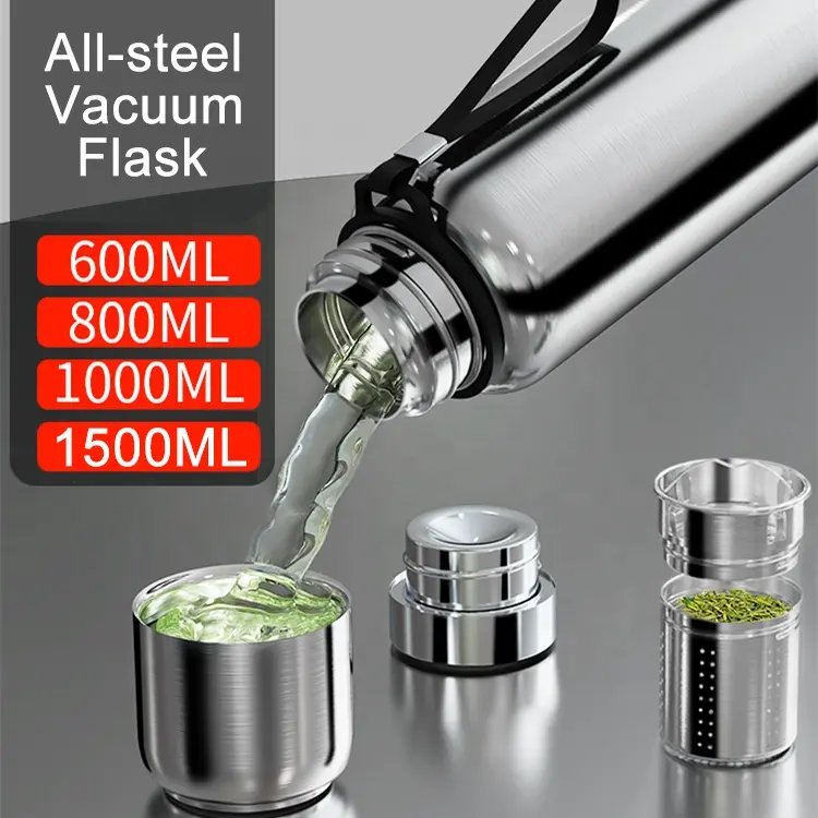 Lemuna 1L Customized Stainless Steel Vacuum Flask Water Bottle Insulated Sports Bottle